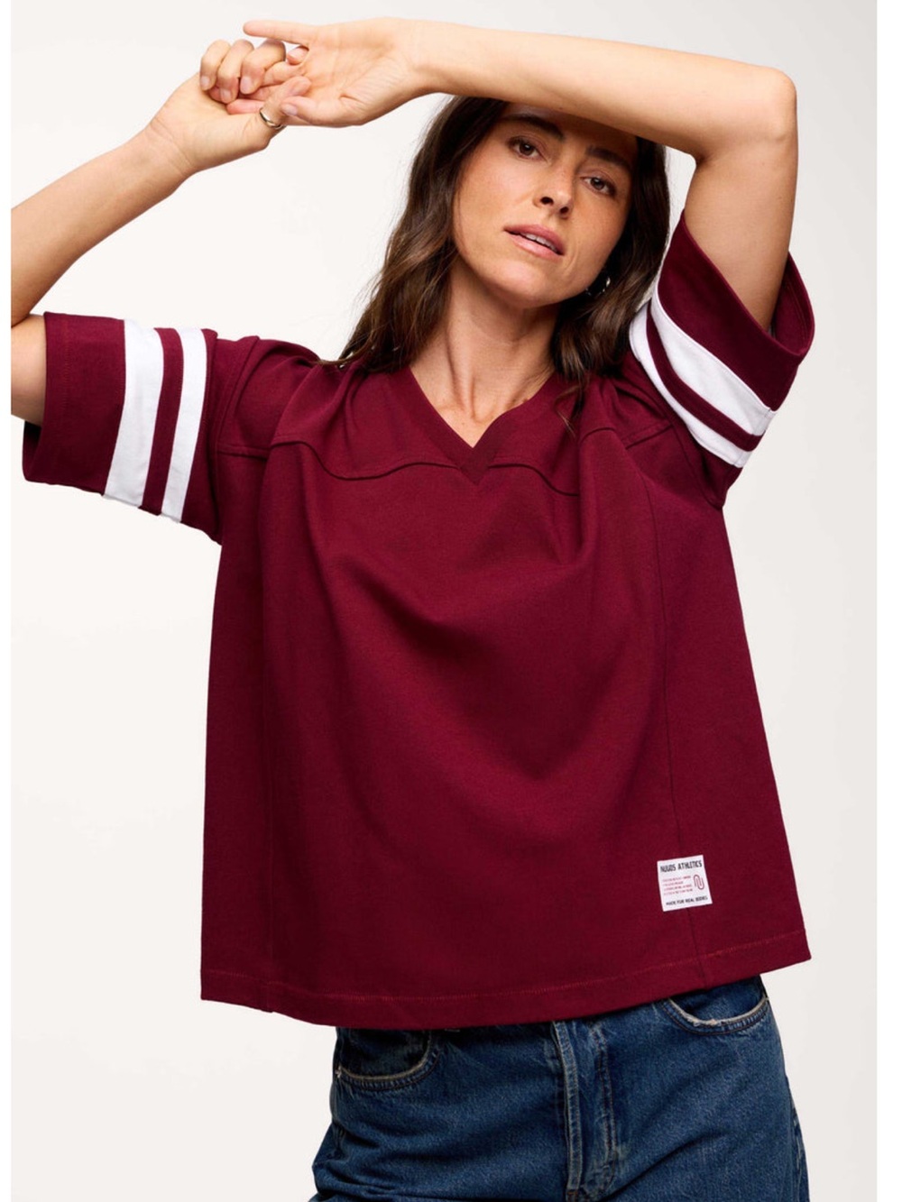 NWOT nuuds RUBY Touchdown Tee